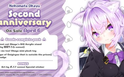 Nekomata Okayu 2nd Anniversary Commemorative Goods
